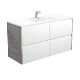 Fienza 1200mm Dolce Amato Wall Hung Vanity - Industrial Panels